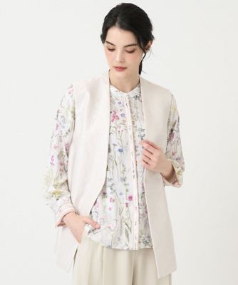 ＜CHRISTIAN AUJARD (Women)＞［セットアップ対応］ジャカードサテンジレ