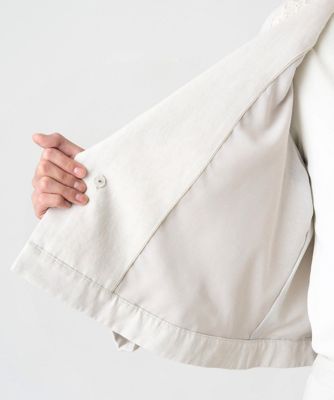 ［セットアップ対応］レースデザインボレロジャケット