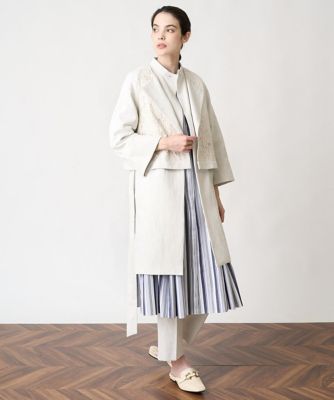 ［セットアップ対応］レースデザインボレロジャケット