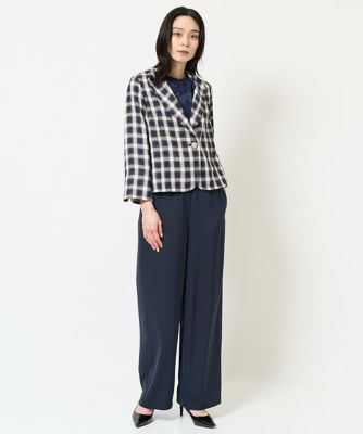 ［セットアップ対応］ブロックチェックツィードジャケット