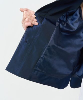 ［軽い・形状記憶］スタンドカラー羽織り
