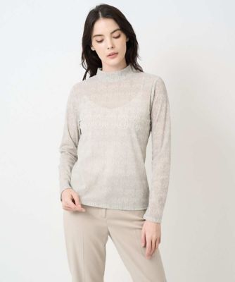 CHRISTIAN AUJARD (Women)/クリスチャン オジャール フロッキープリントカットソー 80アイボリー トップス【三越伊勢丹/公式】