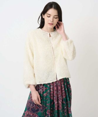 CHRISTIAN AUJARD (Women)/クリスチャン オジャール チュール刺繍羽織り 80アイボリー トップス【三越伊勢丹/公式】