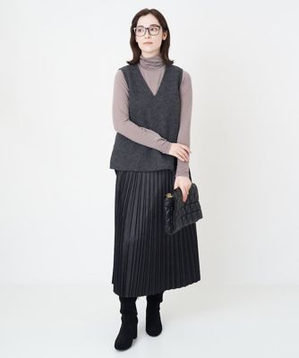 Ｖネックレイヤードカットソー