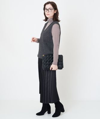 Ｖネックレイヤードカットソー