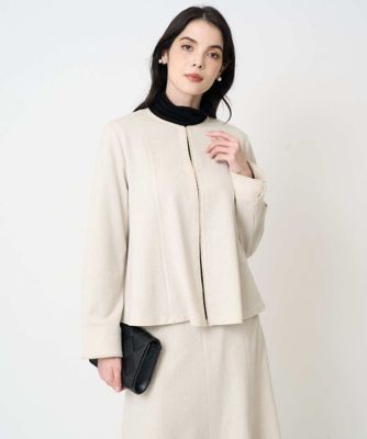 ＜CHRISTIAN AUJARD (Women)＞［セットアップ対応］ラメジャージー羽織り