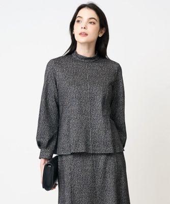 ＜CHRISTIAN AUJARD (Women)＞［セットアップ対応］ラメジャージープルオーバー