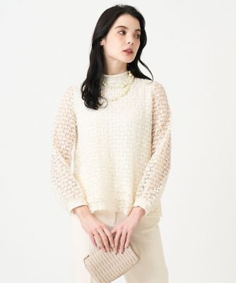 フラワーチュールレースカットソー | CHRISTIAN AUJARD (Women