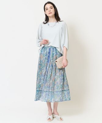 袖コンシャスカットソー