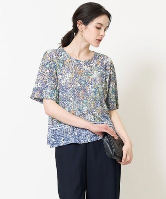 ＜CHRISTIAN AUJARD (Women)＞フローラルドットプリントカットソー