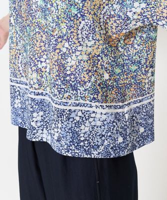 フローラルドットプリントカットソー