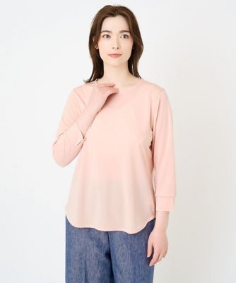 ［衿着脱可能］プルオーバーカットソー