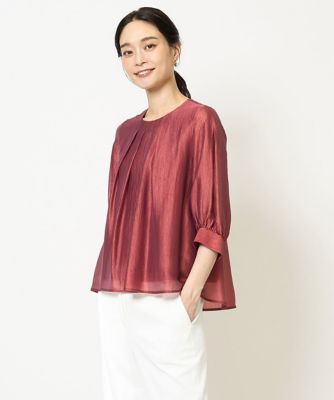 【SALE】CHRISTIAN AUJARD (Women)/クリスチャン オジャール デザインジャージートップス レッド05 【三越伊勢丹/公式】