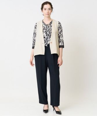 セットアップ対応］フラワープリントカットソー | CHRISTIAN AUJARD