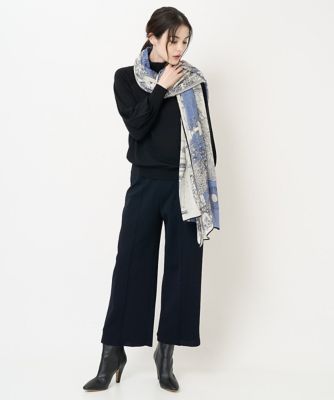 ウエストゴムニットパンツ