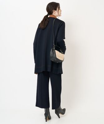 ウエストゴムニットパンツ