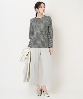 ウエストゴムニットパンツ