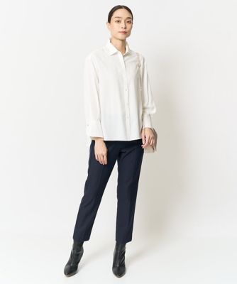 美シルエットシンプルパンツ