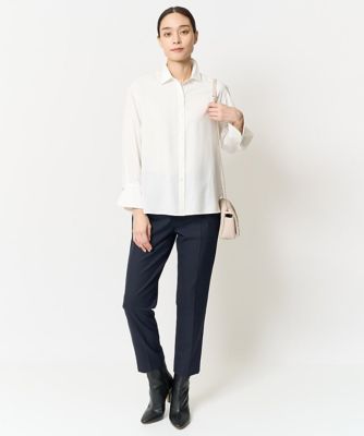 美シルエットシンプルパンツ