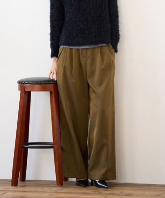 セットアップ対応］シャイニーツイルタックワイドパンツ | CHRISTIAN