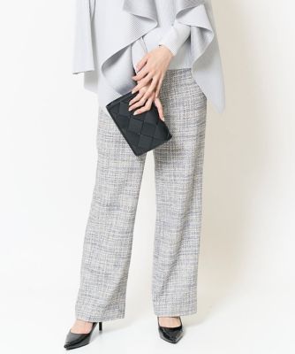 ＜CHRISTIAN AUJARD (Women)＞［セットアップ対応］シャイニーツィードパンツ