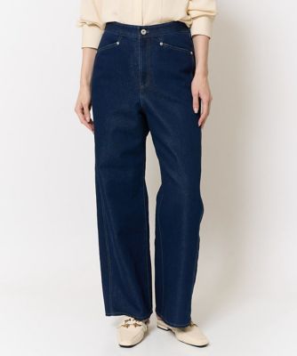 ＜CHRISTIAN AUJARD (Women)＞シャイニーデニムパンツ