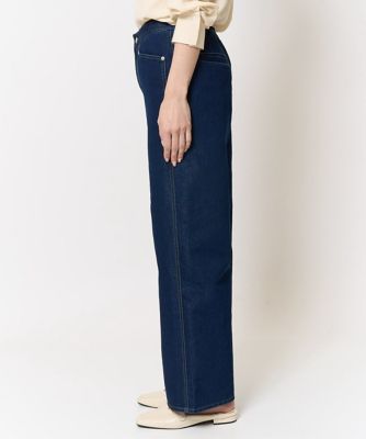 シャイニーデニムパンツ
