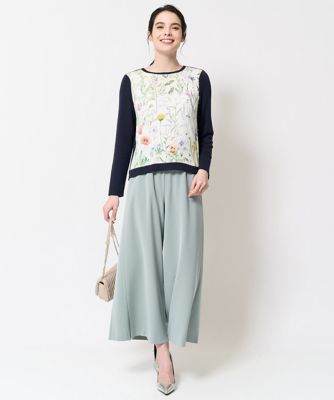 サイドプリーツパンツ