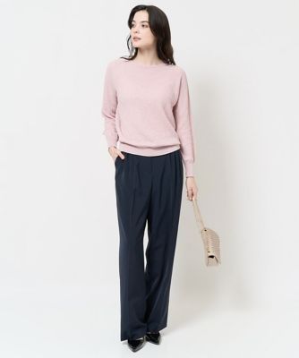 タック入りセミワイドパンツ