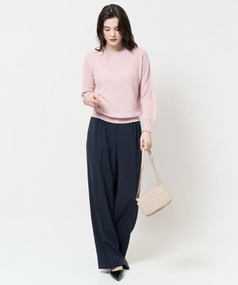 タック入りセミワイドパンツ