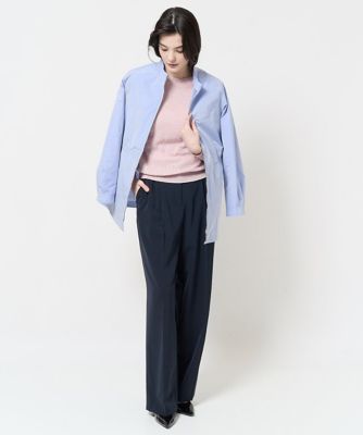 タック入りセミワイドパンツ
