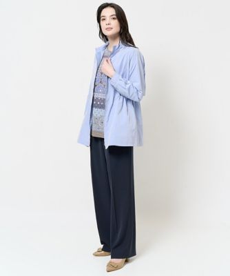 タック入りセミワイドパンツ