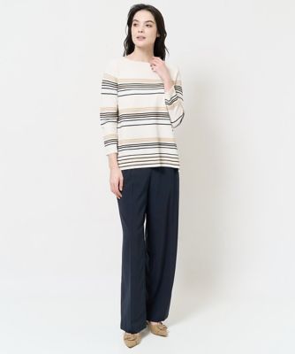 タック入りセミワイドパンツ