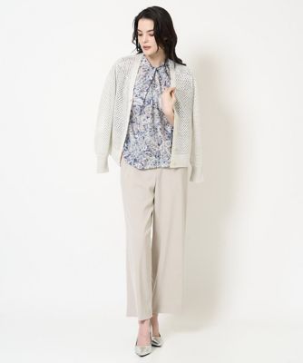 ウエストゴムストレートパンツ