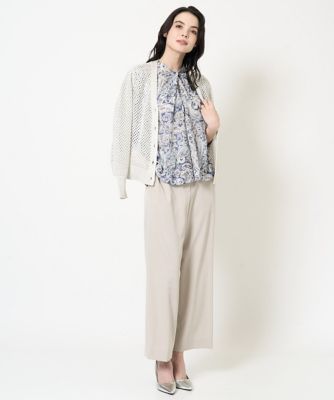 ウエストゴムストレートパンツ