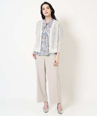 ウエストゴムストレートパンツ