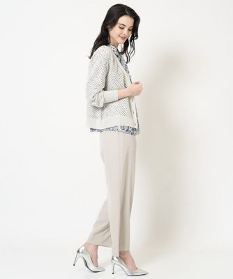 ウエストゴムストレートパンツ
