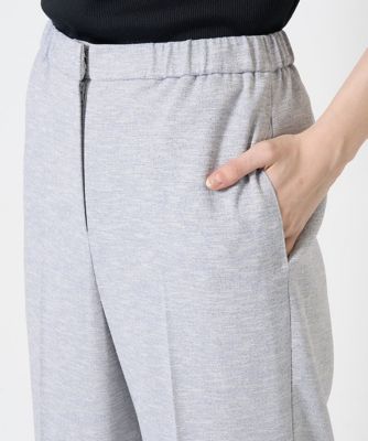 ［接触冷感・吸水速乾・紫外線防止］美シルエットセミワイドパンツ