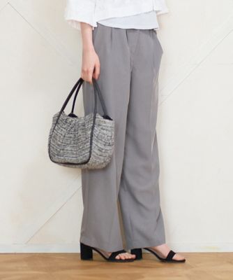 ＜CHRISTIAN AUJARD (Women)＞［セットアップ対応］セミワイドパンツ