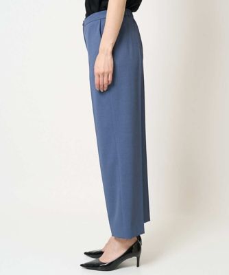 ［接触冷感・吸水速乾・紫外線防防止］美シルエットセミワイドパンツ