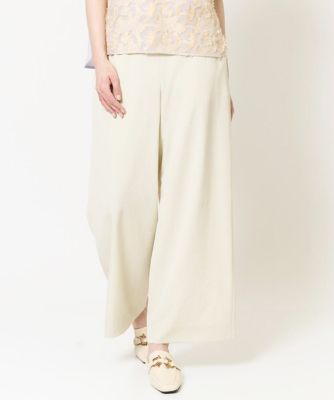 ＜CHRISTIAN AUJARD (Women)＞［接触冷感］シャンブレーセミワイドパンツ