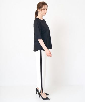 サイドラインストレートパンツ