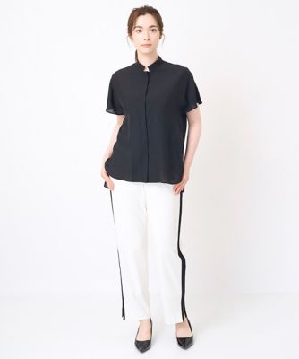 サイドラインストレートパンツ