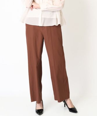 ＜CHRISTIAN AUJARD (Women)＞［ドライタッチ］ストレッチシャンブレーパンツ