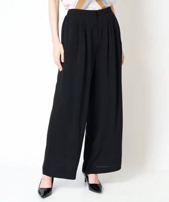 タック入りセミワイドパンツ