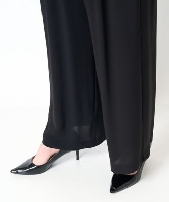 タック入りセミワイドパンツ