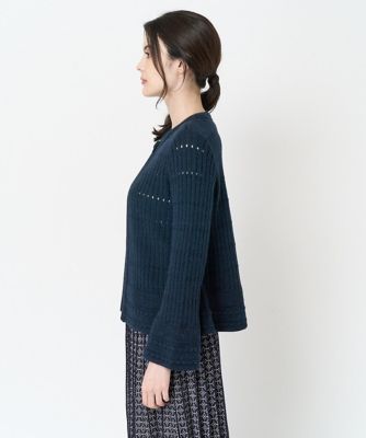 Ａラインニットジャケット