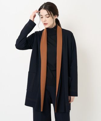 ＜CHRISTIAN AUJARD (Women)＞配色ニットコーディガン