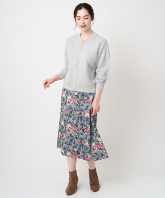 チュール重ねニットブルゾン | CHRISTIAN AUJARD (Women)/クリスチャン