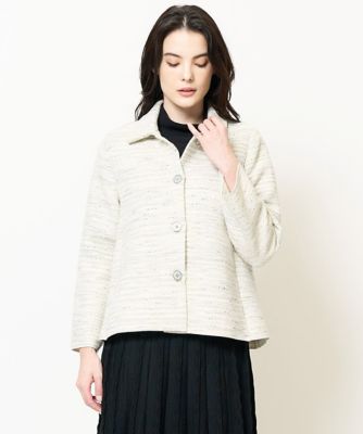 ＜CHRISTIAN AUJARD (Women)＞ミックスツイードニットジャケット